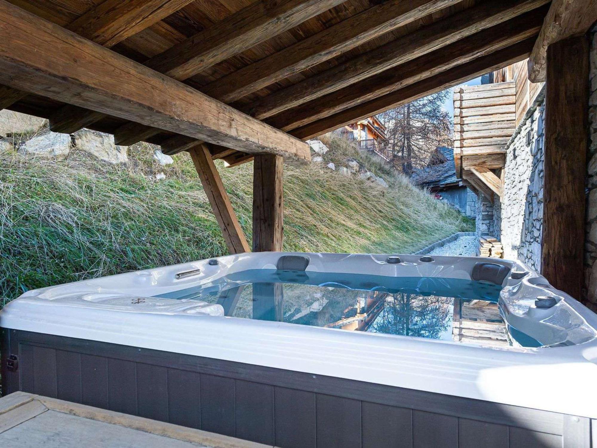 Appartement 95M², Sud-Est, Jacuzzi, Val D'Isere, 4 Suites, Parking, Animaux Ok - Fr-1-567-73 Luaran gambar